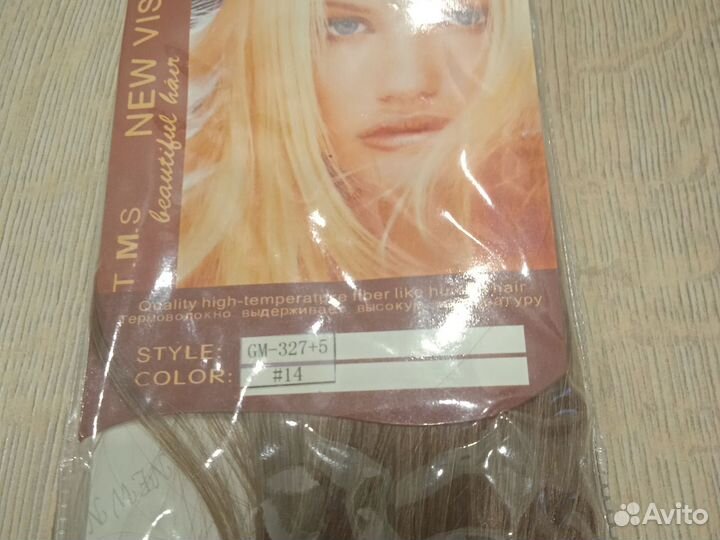 Пряди на заколках