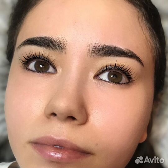 Ламинирование ботокс Velvet бровей и ресниц