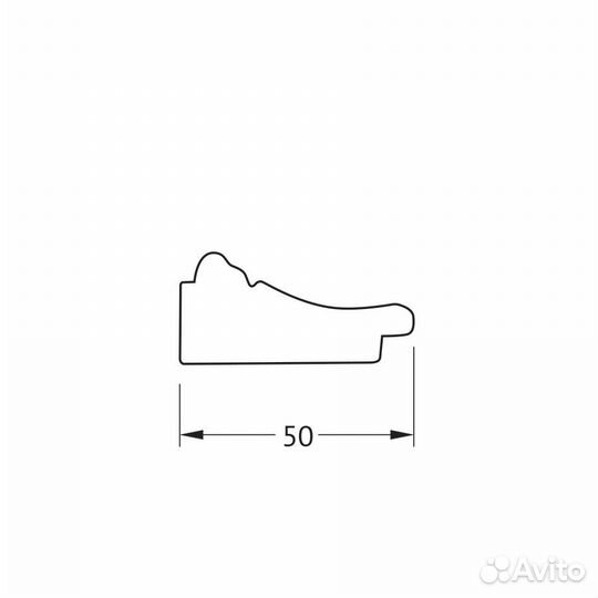 Зеркало Evoform Defenite BY 3641 53x103 махагонсо