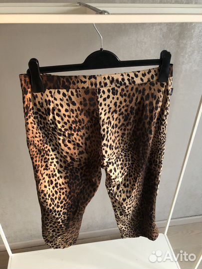 Брюки-кюлоты леопард Moschino Jeans vintage