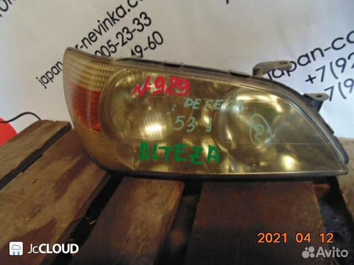 Фара на toyota altezza