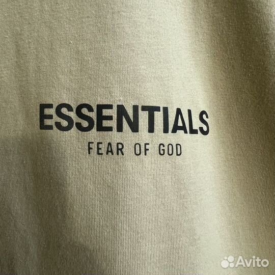 Футболка Essentials Fear of God Pistachio Оригинал