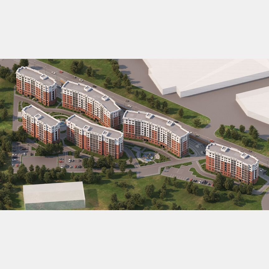 2-к. квартира, 52,7 м², 2/8 эт.