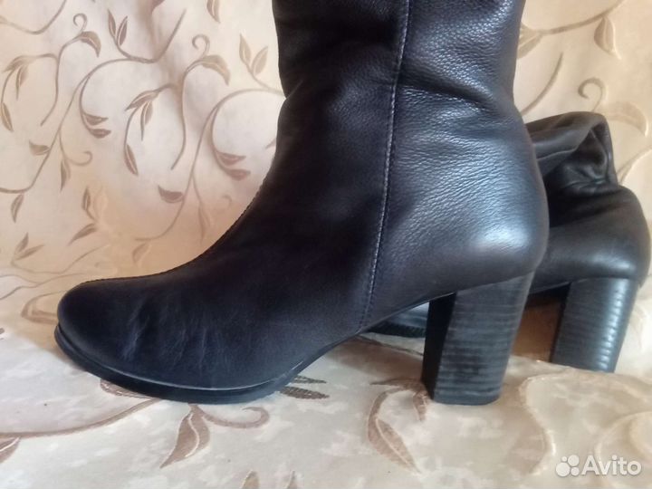 Сапоги женские натуральная кожа 40-41р