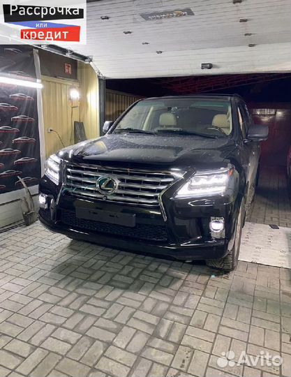 Фары Lexus LX570 стиль 2020 года