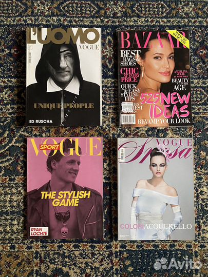 Журналы Vogue Paris Spain Italia Germany UK Japan