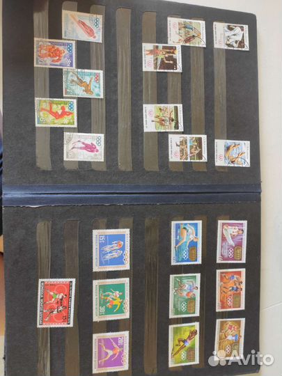 Альбом Почтовые марки Спорт и др