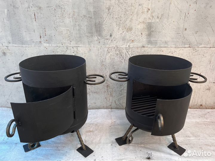 Печь под казан /сковороды