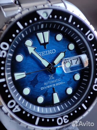 Часы Seiko King Turtle Manta Ray srpe39 Japan