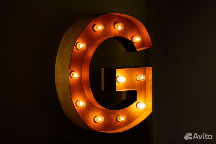 Объемные буквы с подсветкой