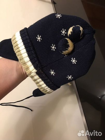 Шапка детская вязаная