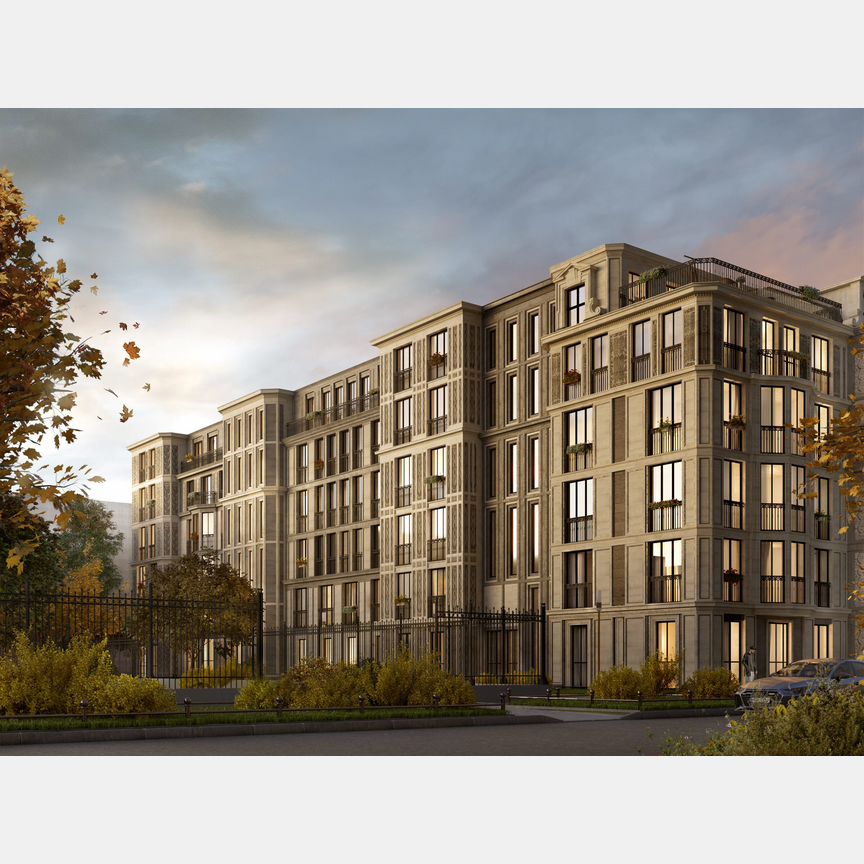 1-к. квартира, 60,7 м², 5/7 эт.