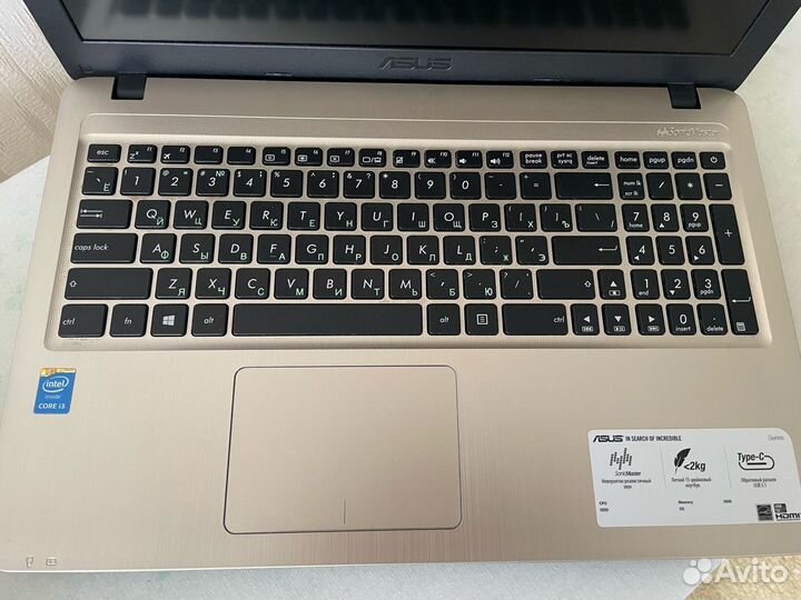 Ноутбук Asus X540LA-DM1289