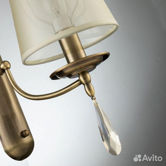 Бра в спальню арт-деко 1 лампа Е14 с пультом