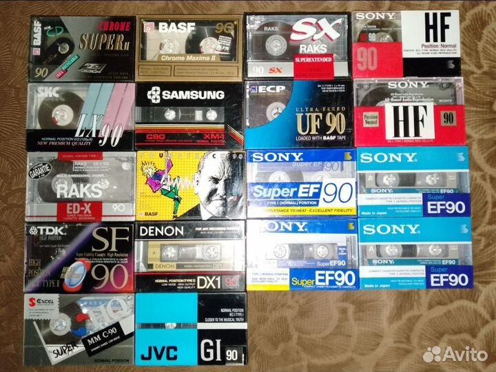 Аудиокассеты новые в плёнке