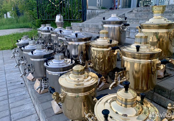 Самовар СССР на дровах Тульский