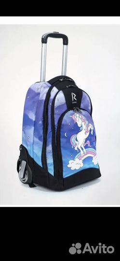 Чемодан-рюкзак на колесиках «runa” Unicorn