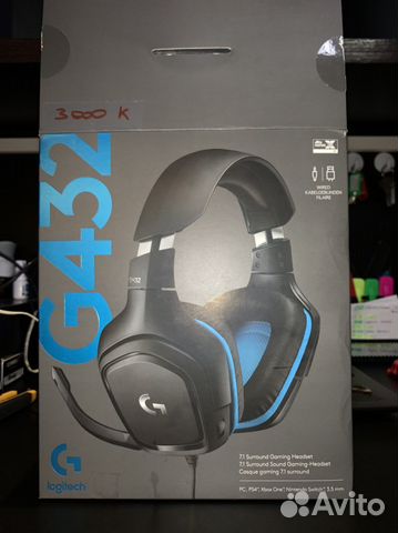 Игровые наушники logitech G432