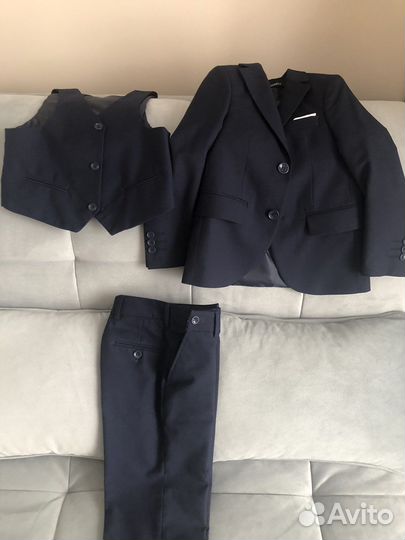 Школьный костюм для мальчика 122 128 синий