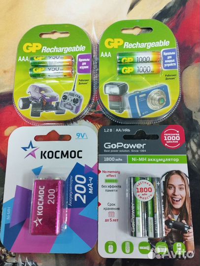 Большой Выбор Батареек AA,AAA, Крона, Таблетки