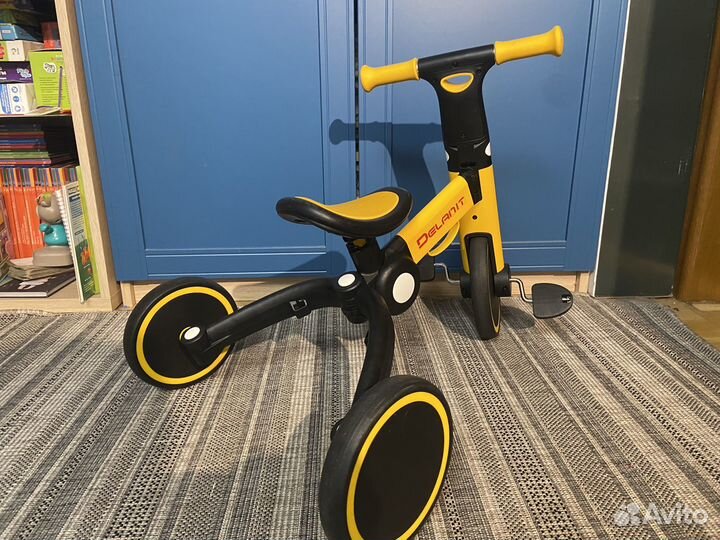 Трехколесный велоспед беговел трансформер 3в1