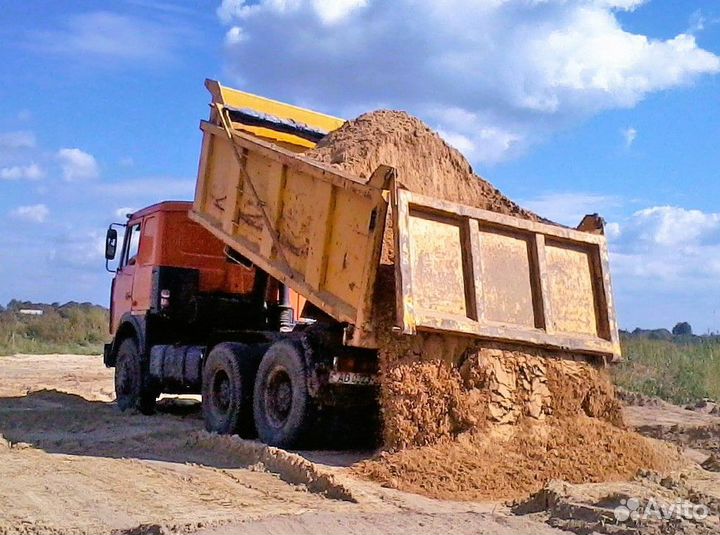 Окол, мура, бутовый камень, щебень с доставкой