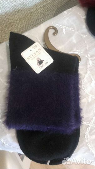 Носки женские шерстяные (соболь)