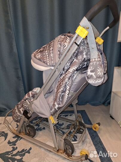 Детские санки коляска бу