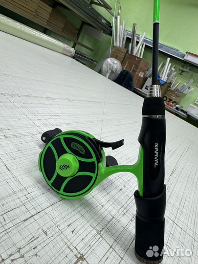 Зимняя удочка на судака с катушкой