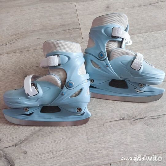 Коньки детские раздвижные 30 33