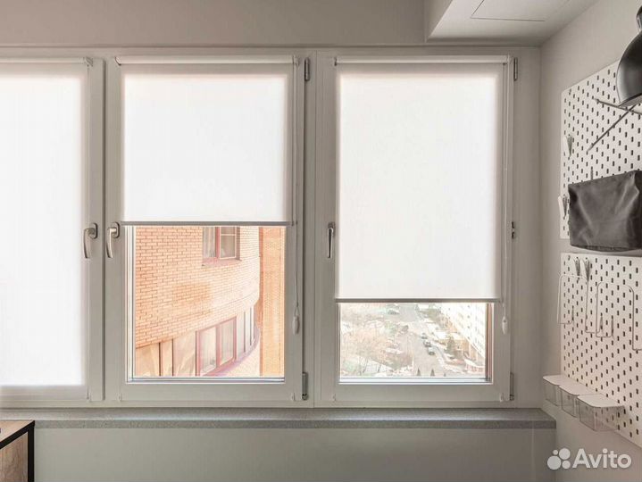 Рулонные шторы мини полупрозрачные на заказ