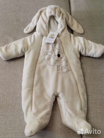 Комбинезон поддева плюшевый на малыша