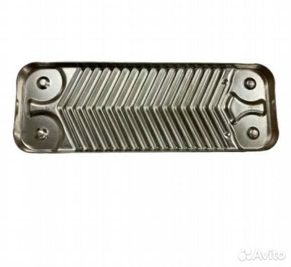 Теплообменник гвс 12 пластин 166 мм для котла baxi