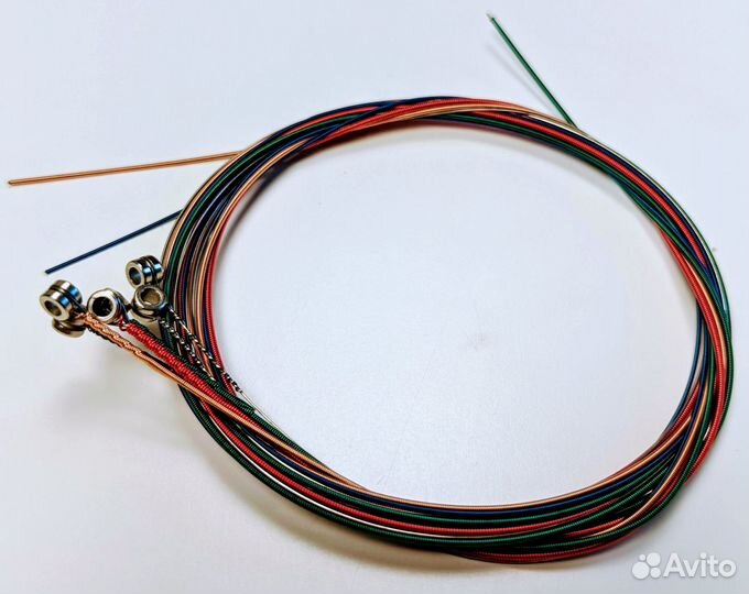 Цветные струны для акустики как Elixir