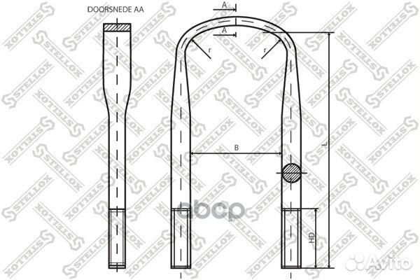 Стремянки рессорstellox 84-64230-SX Stellox