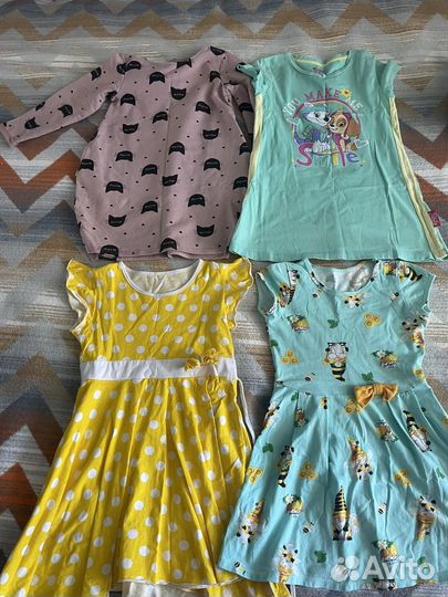Платье для девочки летние 110-116