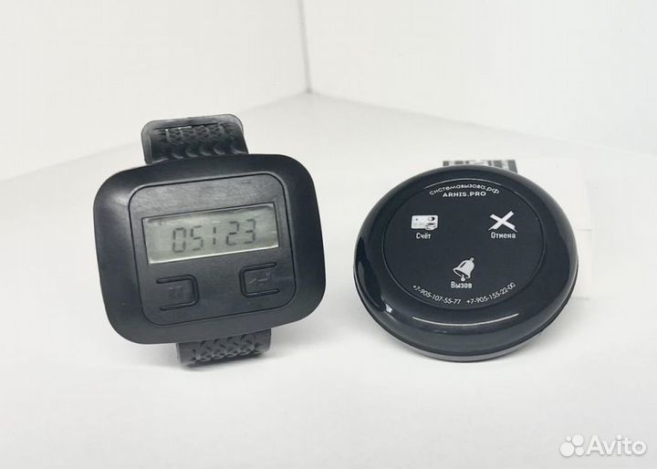 Кнопка вызова официанта Счет, часы пейджер Эконом