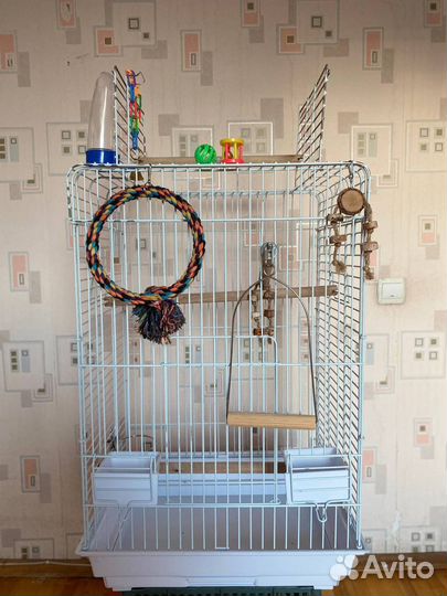 Клетка для попугая (среднего/крупного)