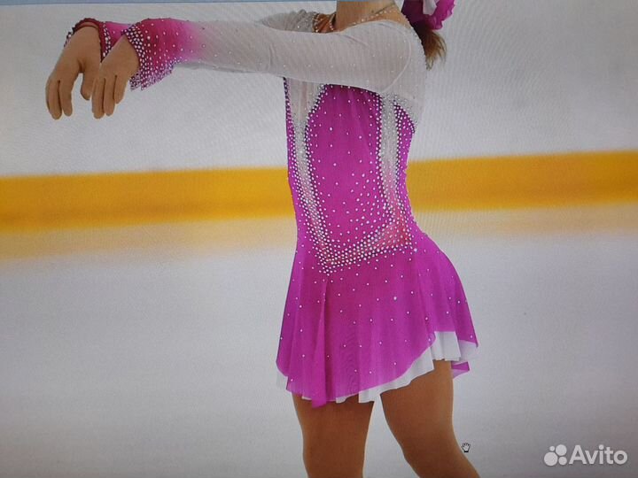 Платье для фигурного катания р.140-146
