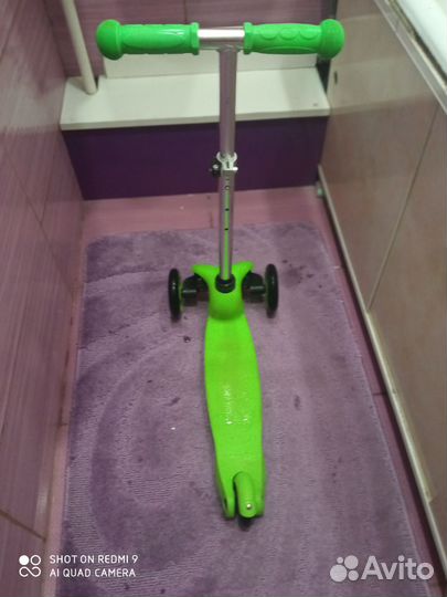 Самокат детский трехколесный