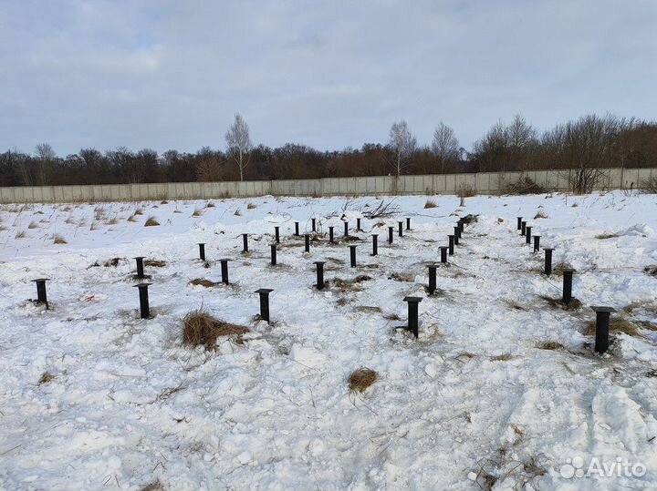 Фундамент винтовые сваи