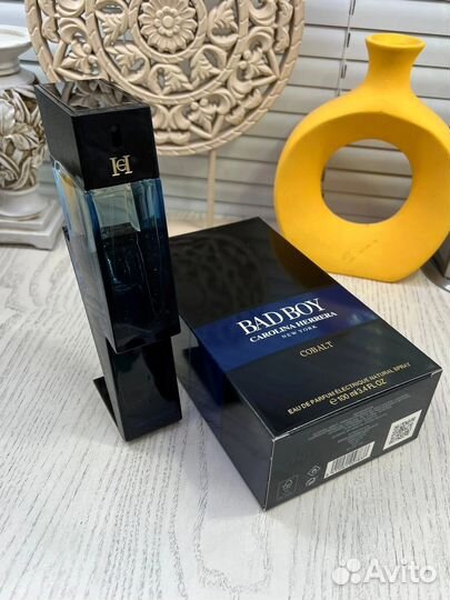 Carolina herrera bad boy cobalt 100ml Оригинал