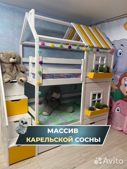 Детская кровать домик