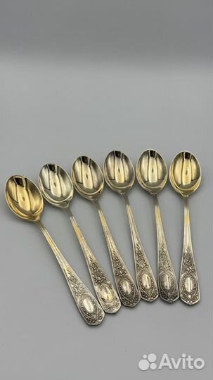 Ложки чайные мельхиоровые СССР зиш