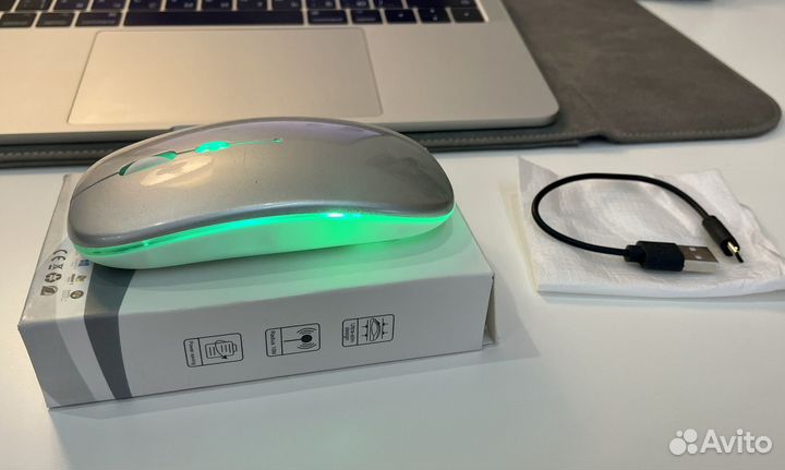 Беспроводная мышь с аккумулятором (новая)