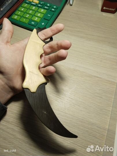 Деревянный нож керамбит