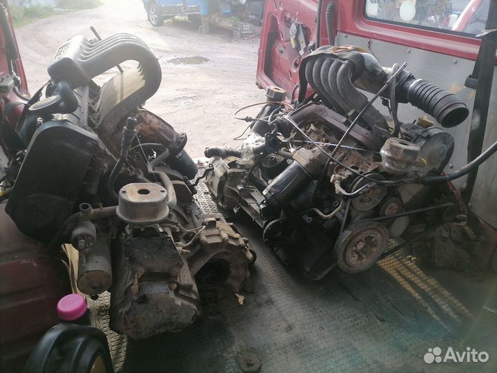 Vw t4 двигатель 2.4AAB, AJA