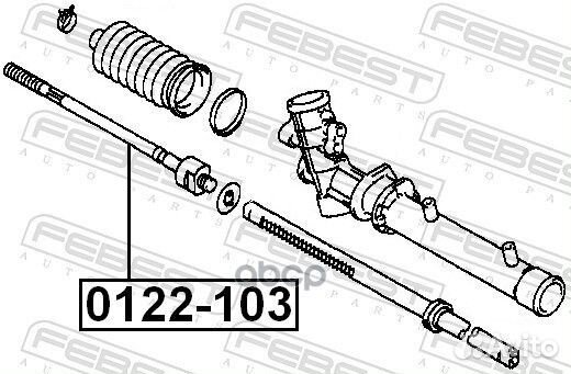 Тяга рулевая (toyota corolla AE10#/CE10#/EE10#