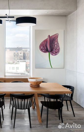 Картина цветок / современные картины / эротика