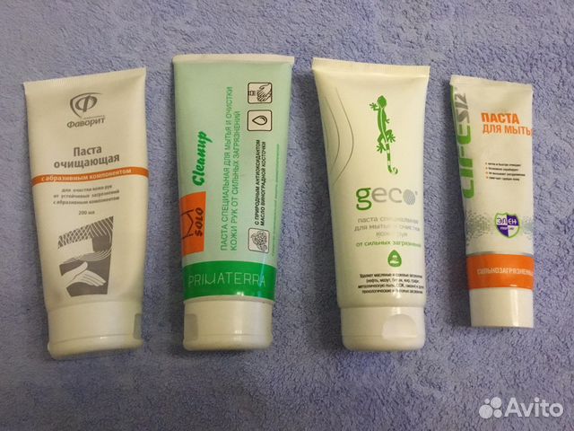 Новая паста для чистки рук от загрязнений